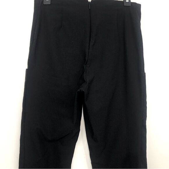 Athleta Wander High Rise Slim Black Nylon Athleisure Cropped Ankle Pants - Picture 6 of 13